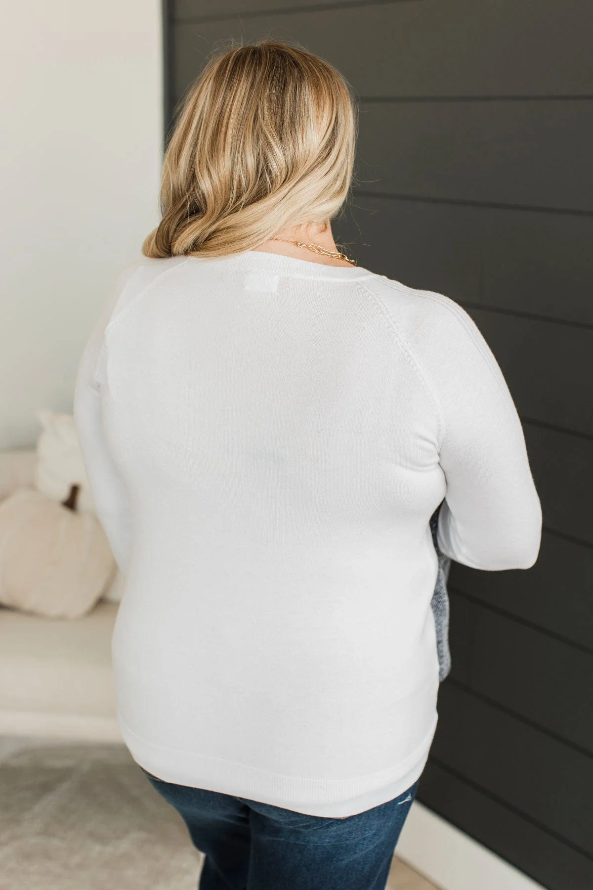 Darling Of Mine Knit Sweater- White - Image 8