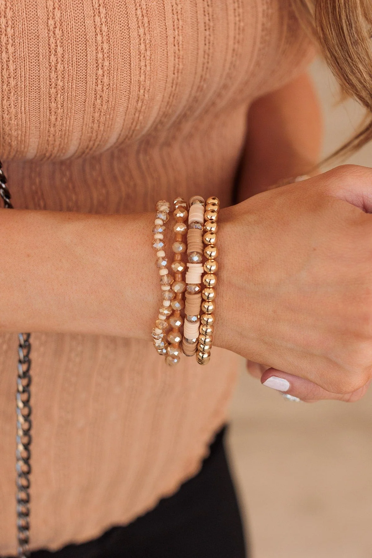 Day Dream Of Me Bracelet Set- Natural - Image 3