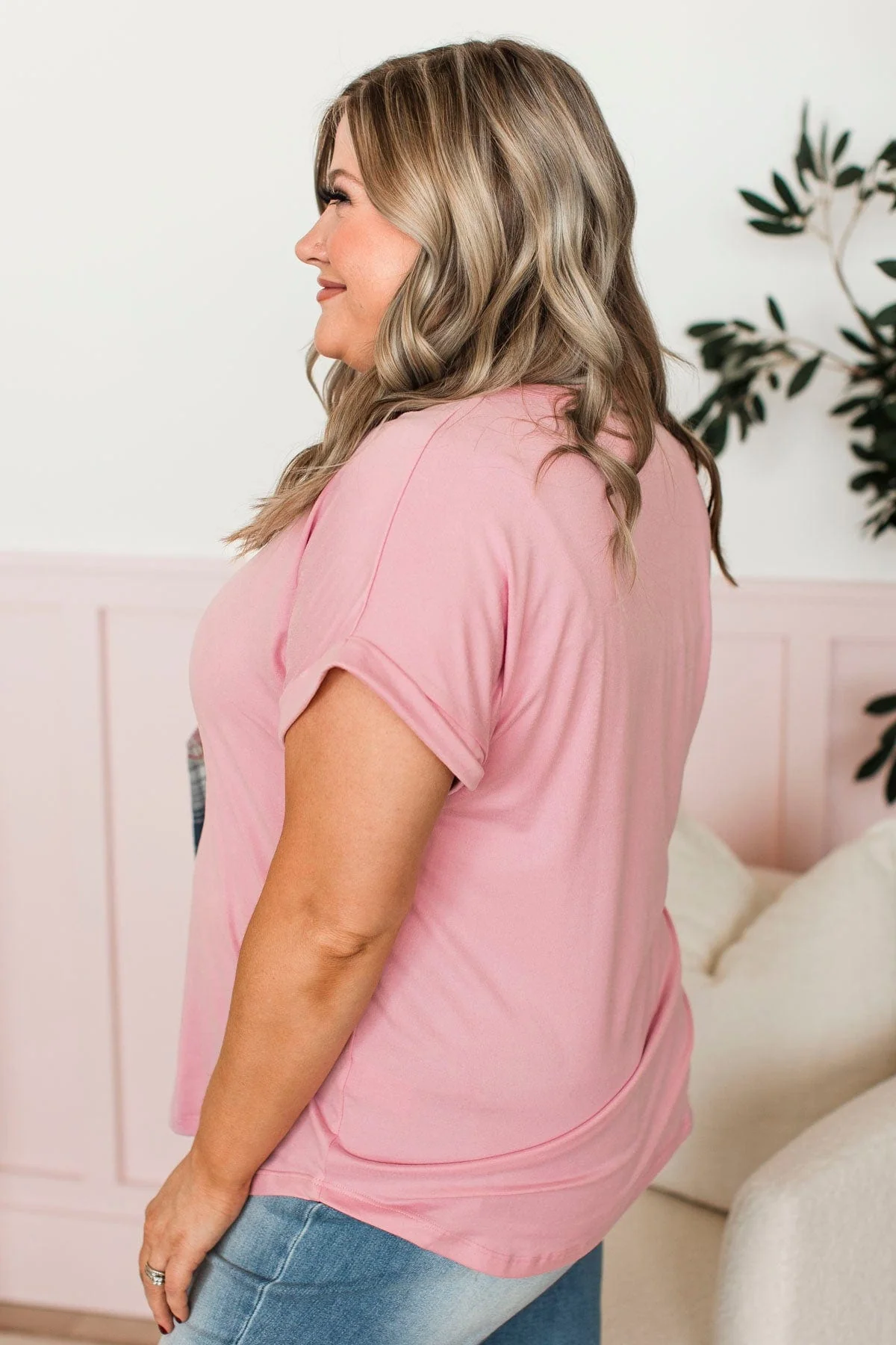 Days Spent With You Knit Top- Pink - Image 6