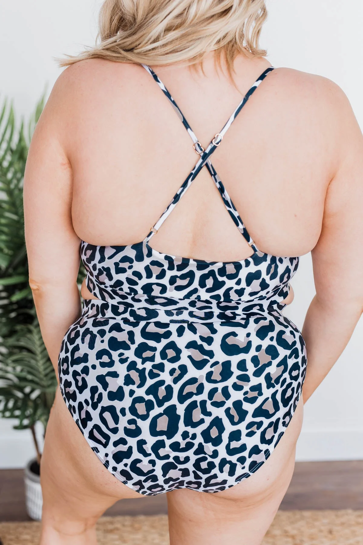 Dear Beach Triangle Bikini Top- Leopard - Image 11