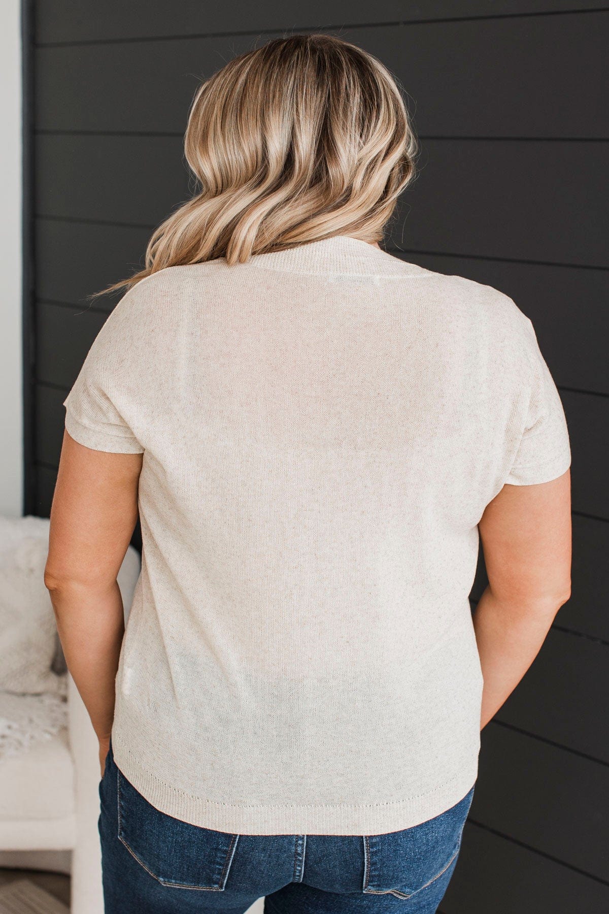 Delightful Afternoons Knit Top- Oatmeal - Image 8