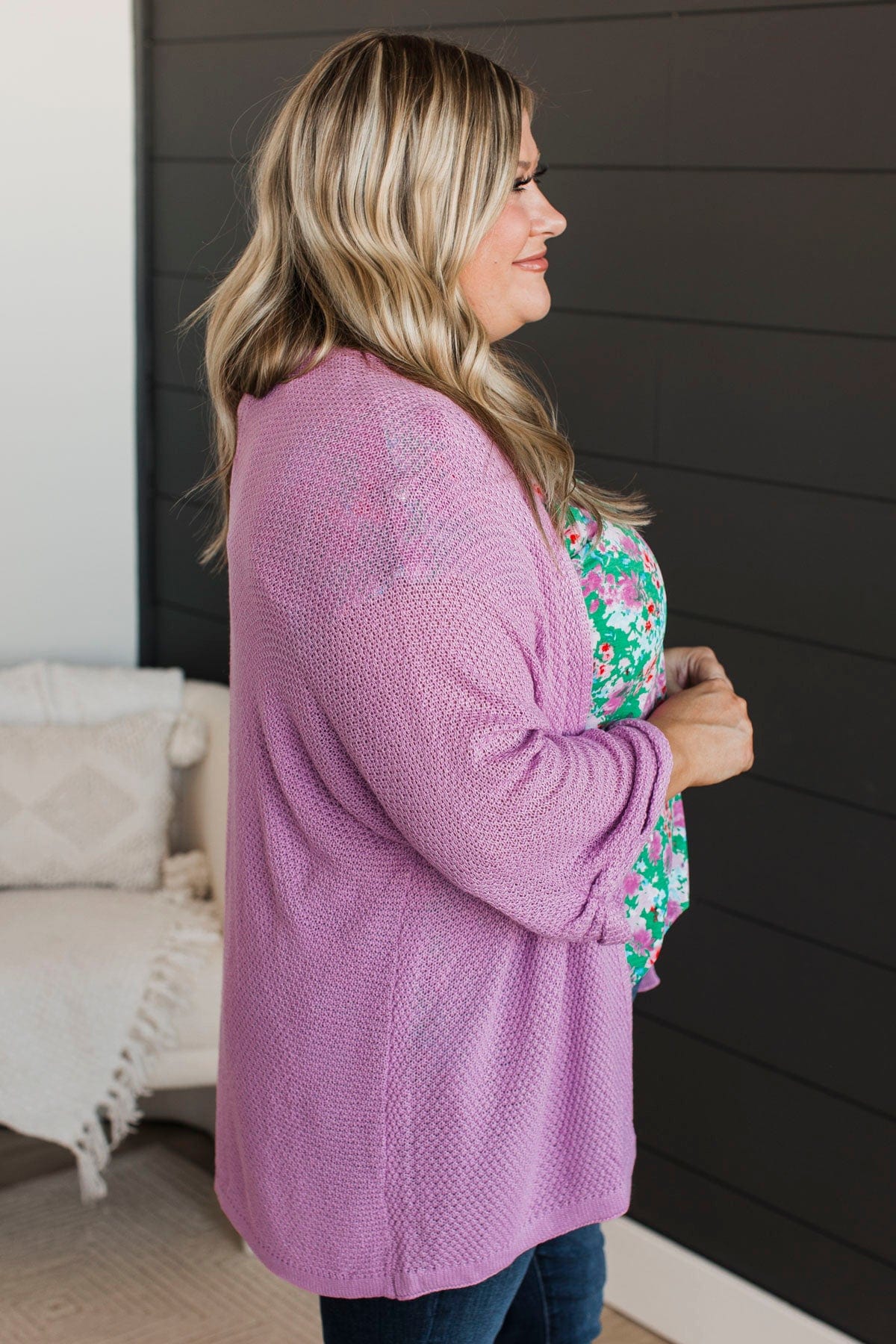 Desired Style Dolman Cardigan- Orchid - Image 5