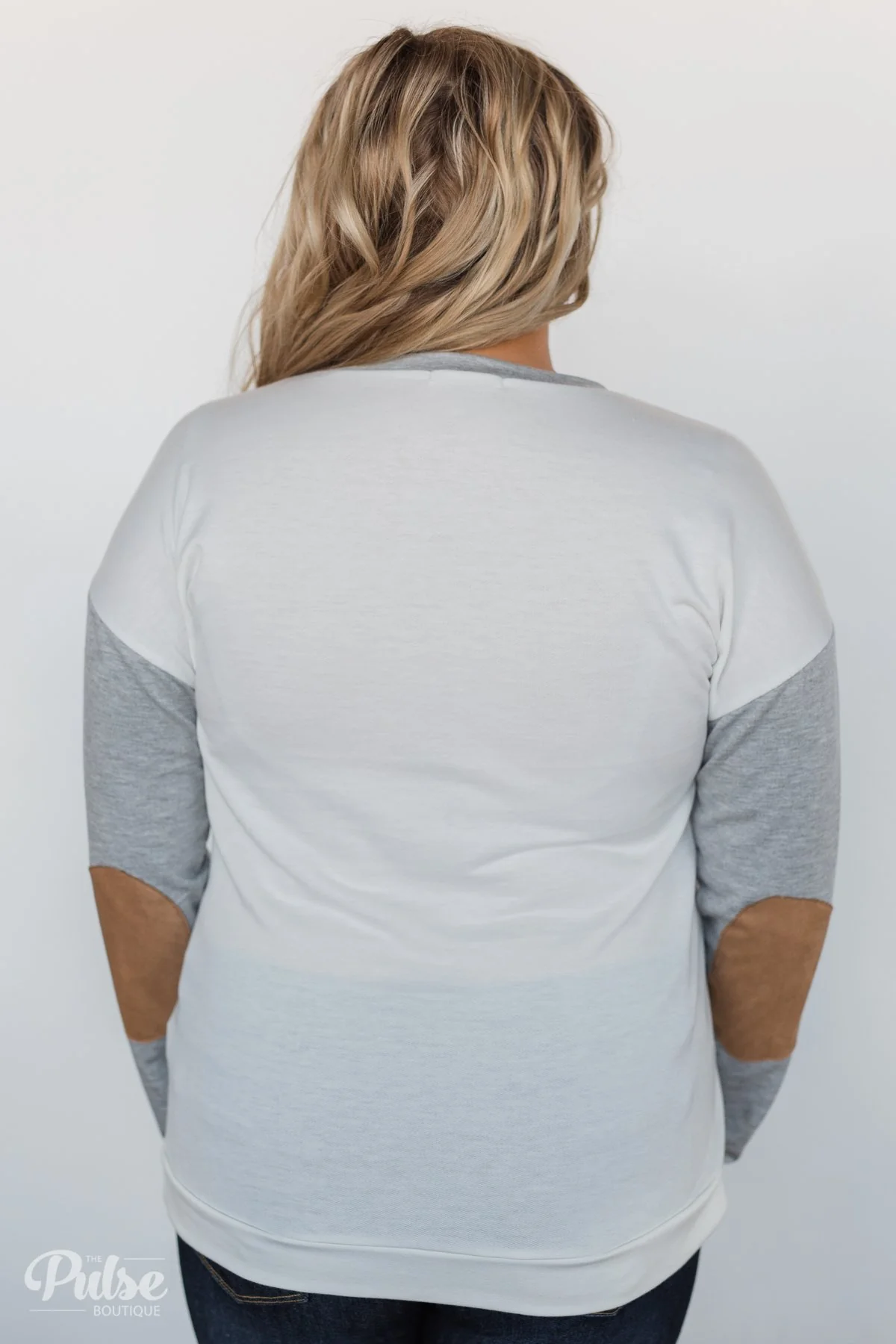 Distressed Deer Elbow Patch Top - Image 18