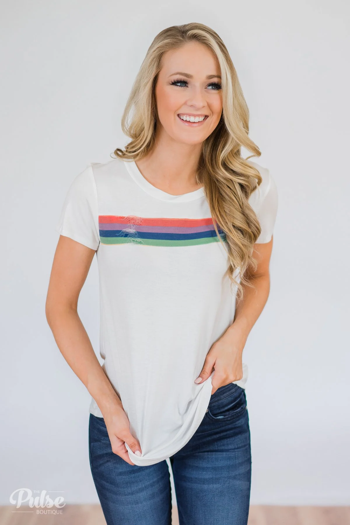 Distressed Rainbow Top - Image 5