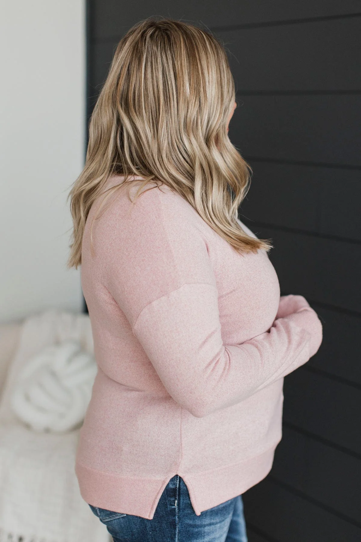 Do What You Love Knit Top- Blush - Image 5