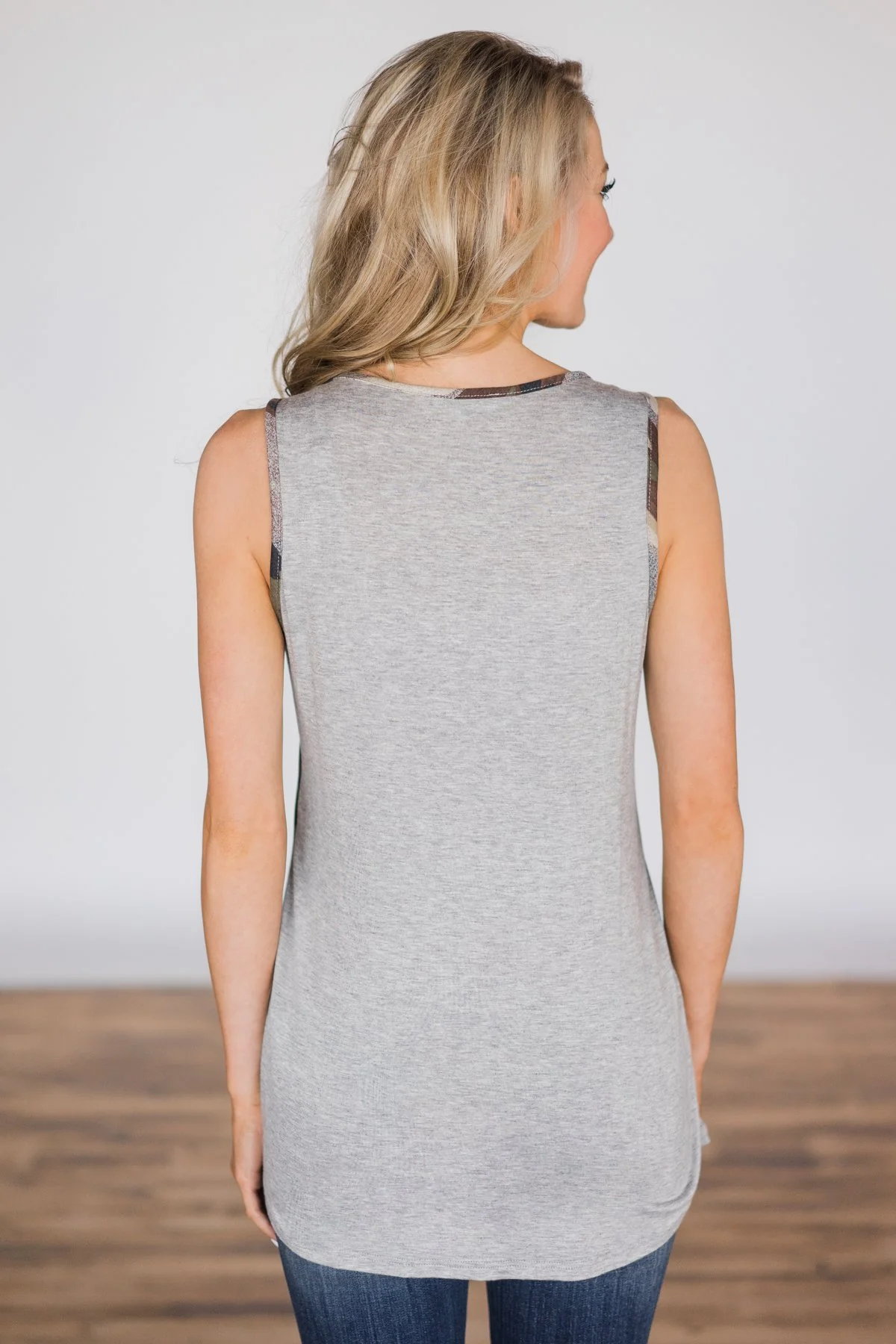 Double Take Camo Pocket Tank - Image 5