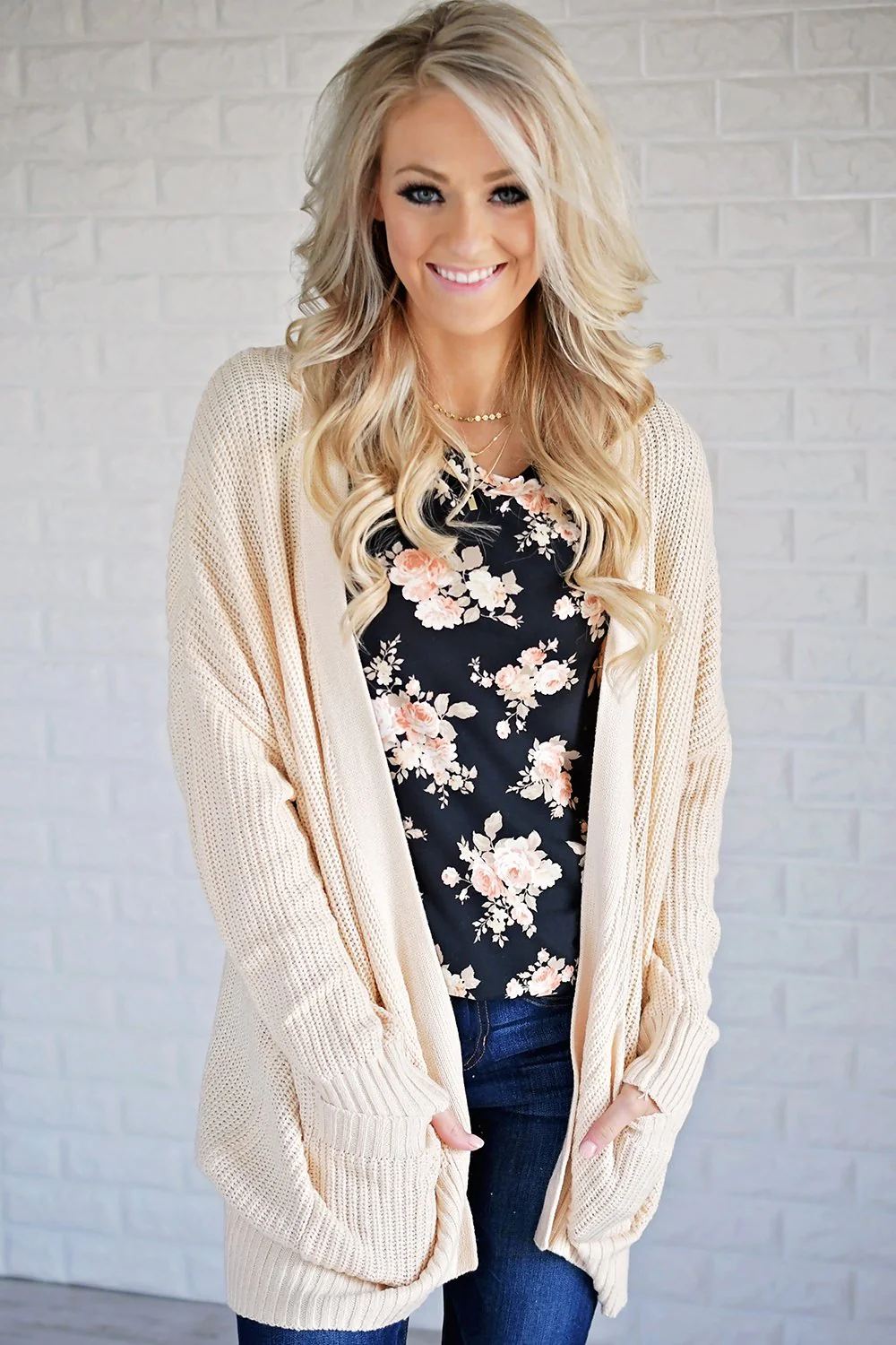 Draped in Love Cardigan ~ Cream