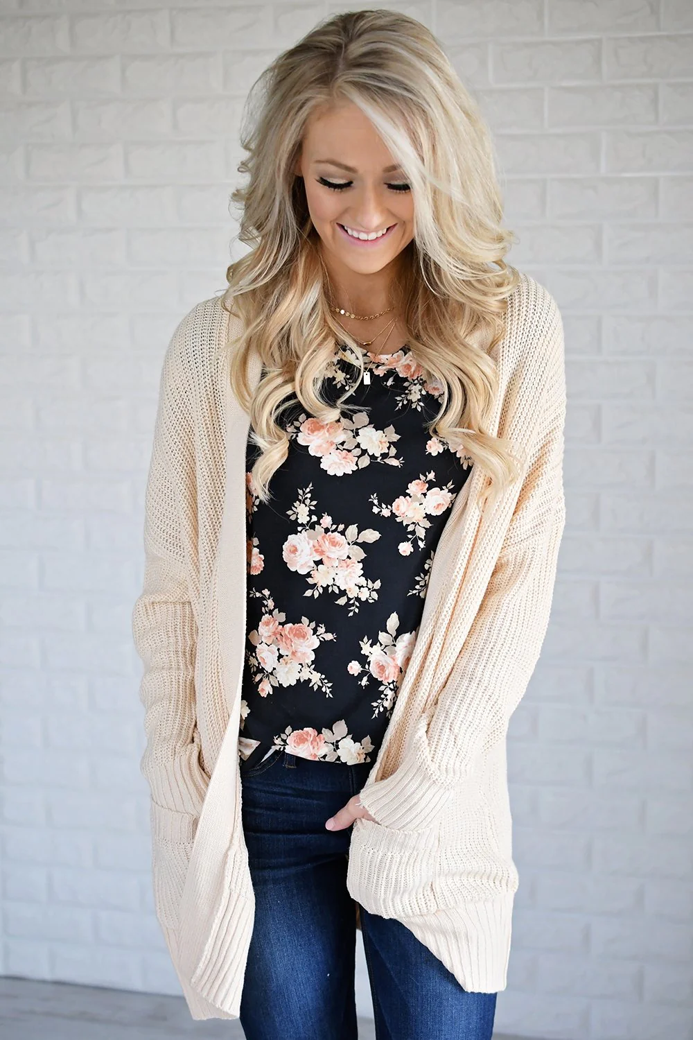 Draped in Love Cardigan ~ Cream - Image 3