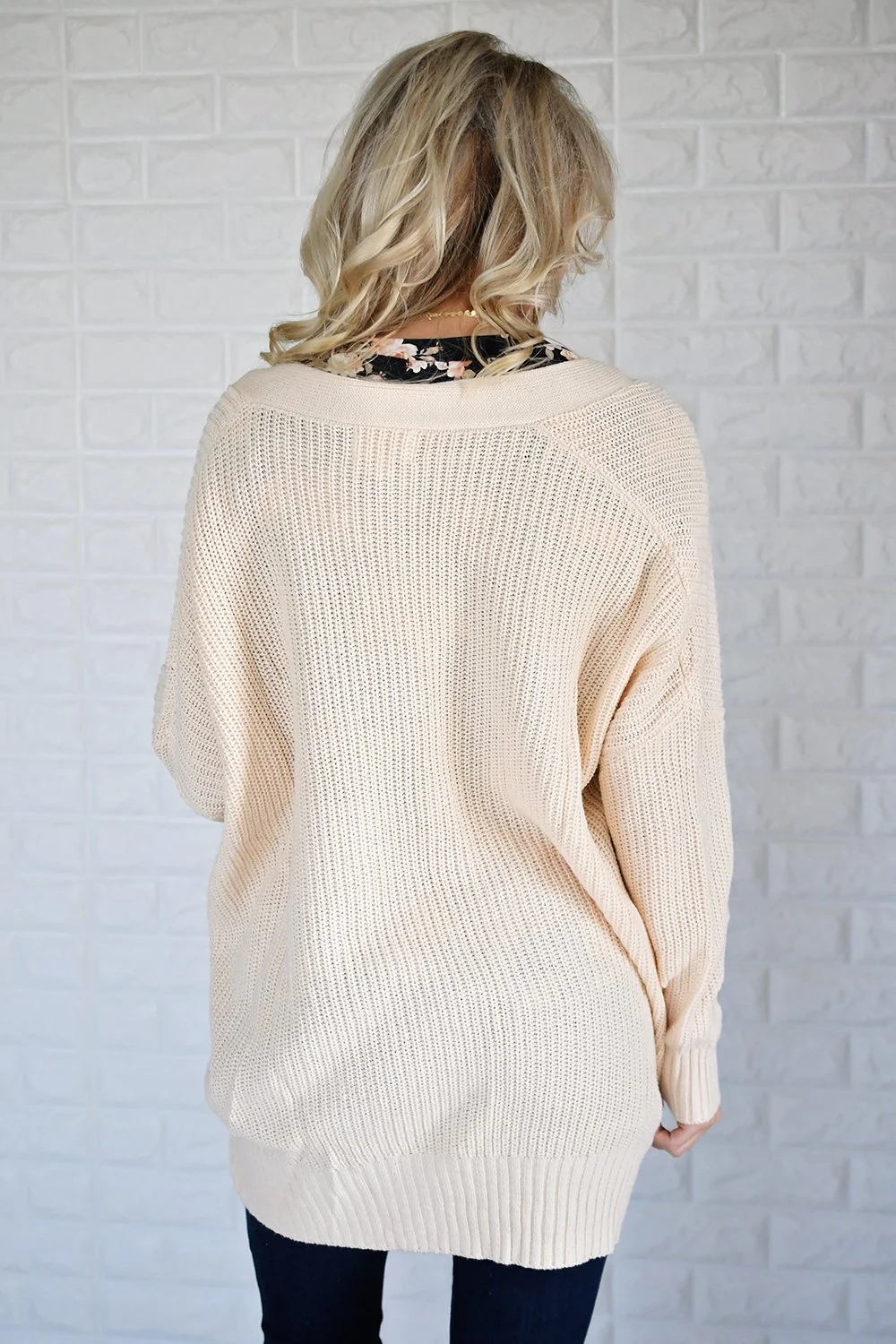Draped in Love Cardigan ~ Cream - Image 7