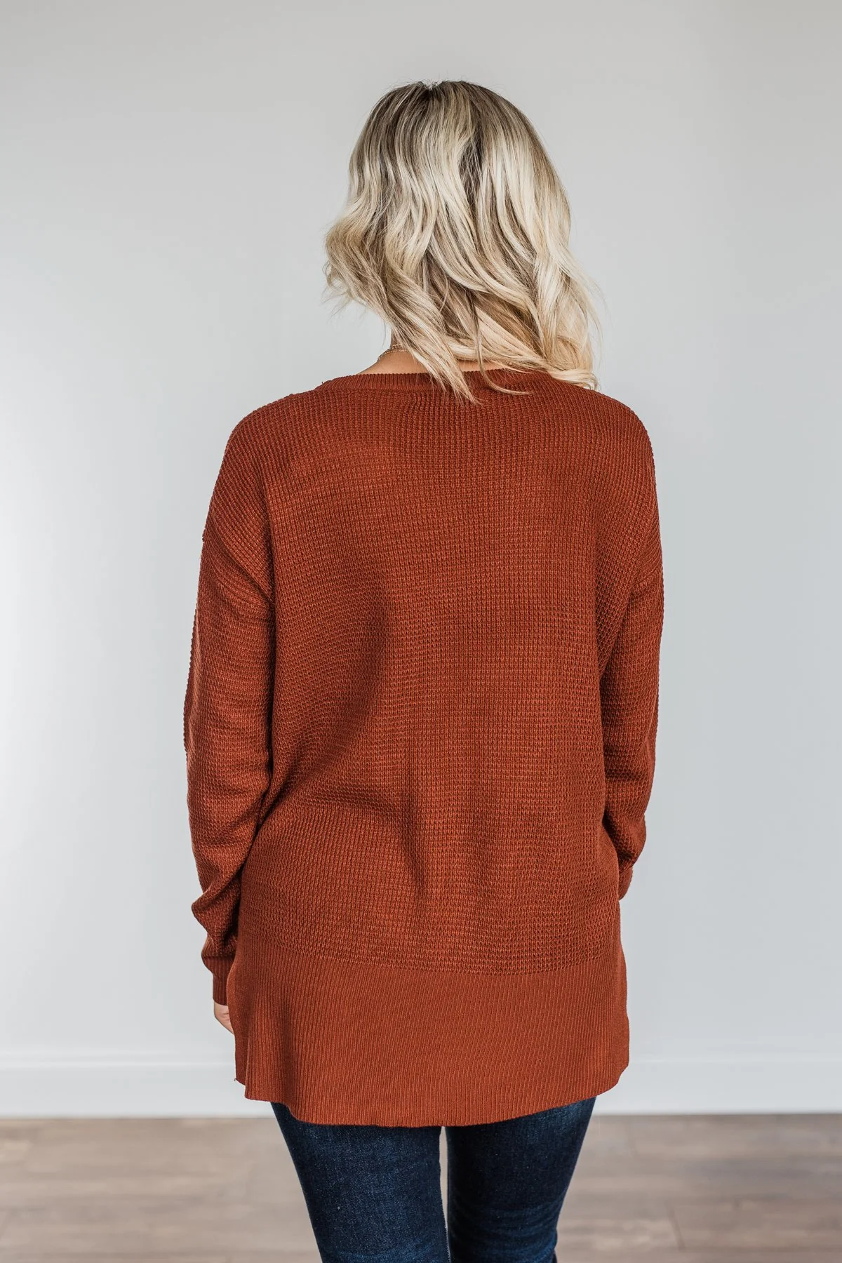 Dream About Us Knit Sweater- Copper - Image 14