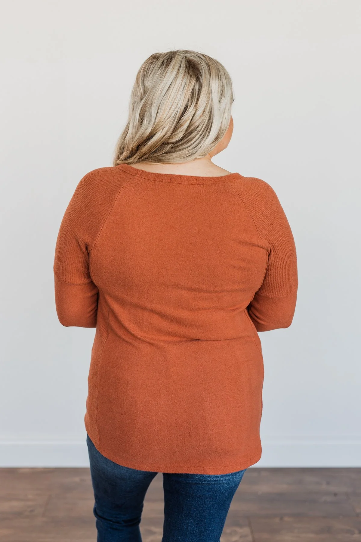 Dreaming About Fall Long Sleeve Top- Burnt Orange - Image 16