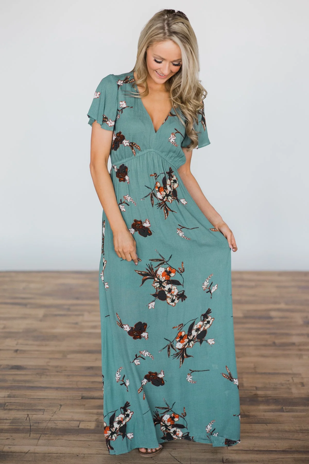 Dreaming of a New Day Floral Maxi Dress - Image 2
