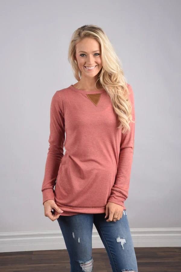 Dreaming of You Top ~ Dark Blush - Image 2