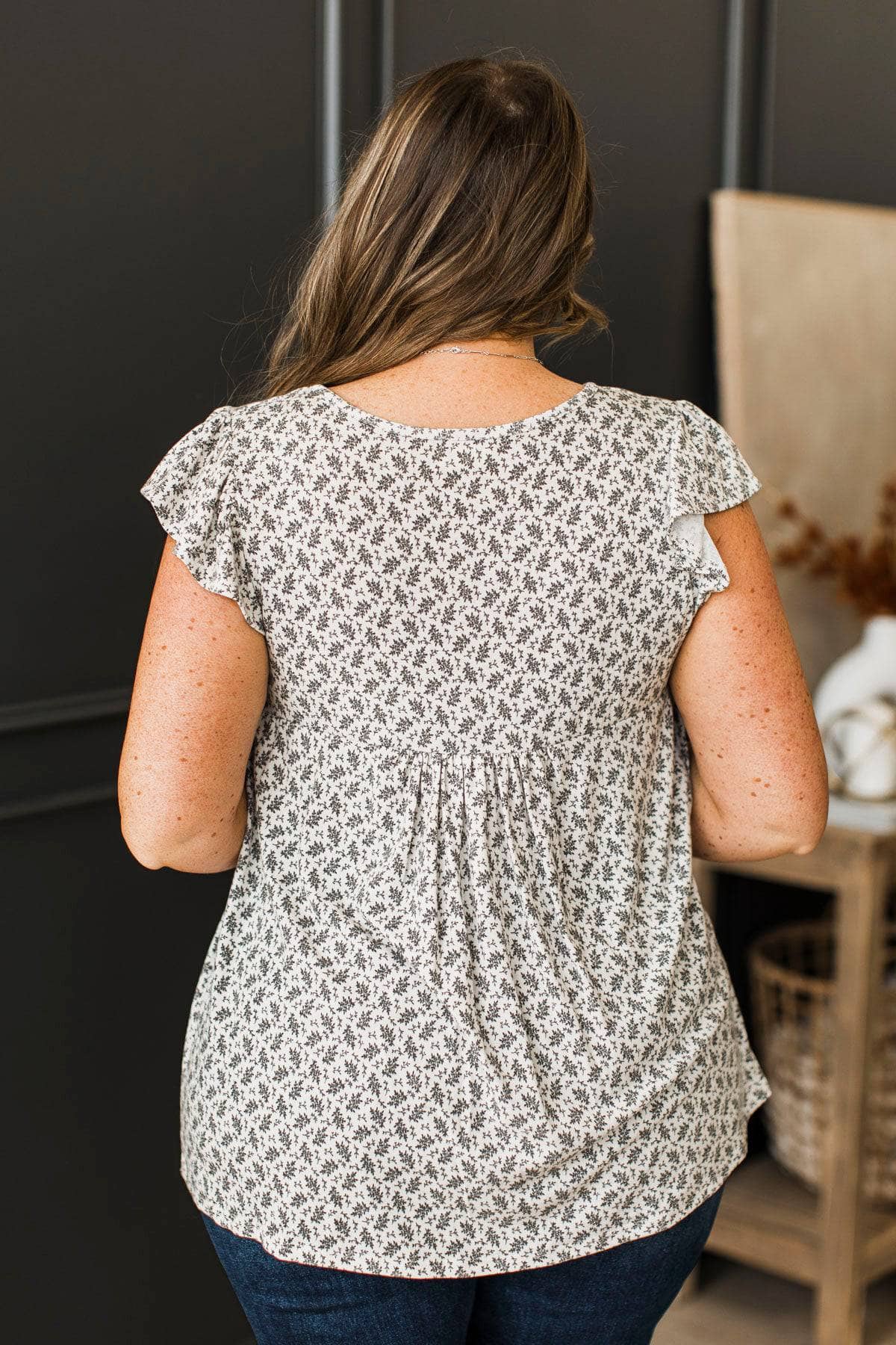 Dreamt Of This Moment Floral Top- Ivory - Image 8