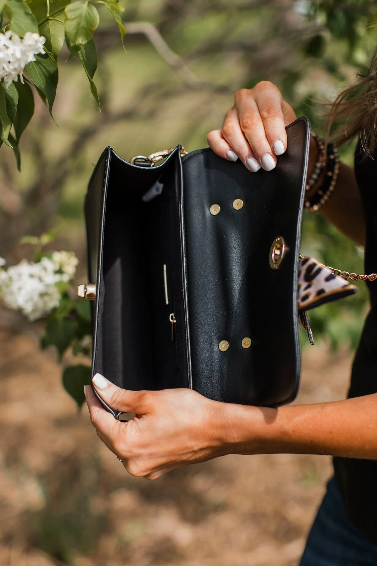 Drive You Wild Crossbody Purse- Black - Image 3