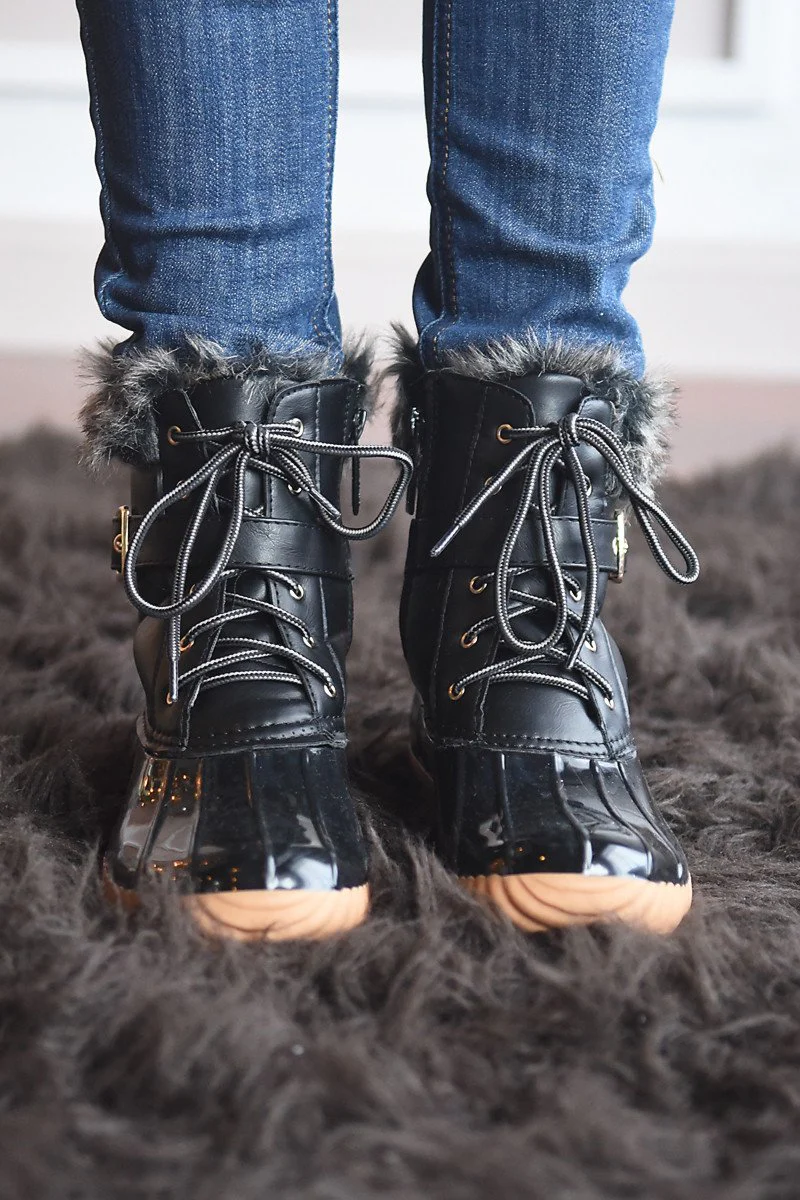 Duck Boots ~ Black - Image 2