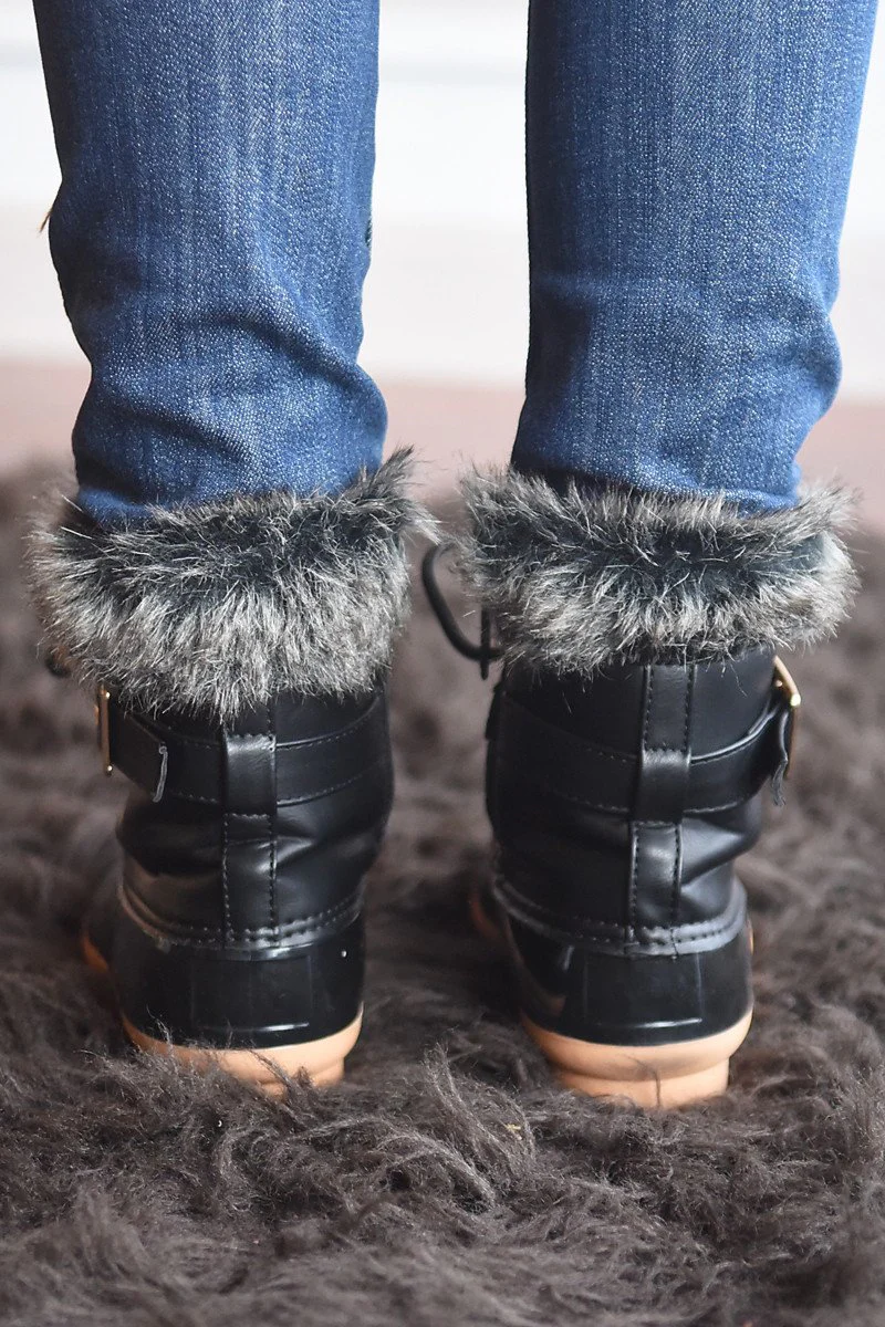 Duck Boots ~ Black - Image 4