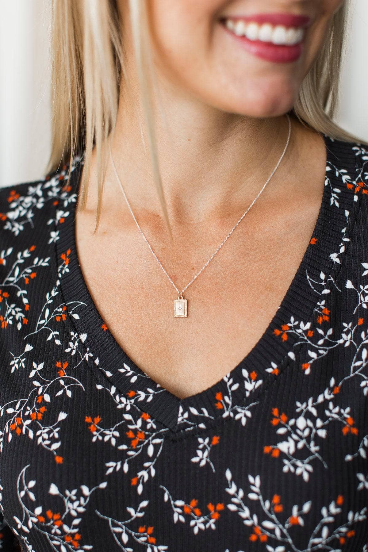 Effective Charm Pendant Necklace- Gold & Silver - Image 2