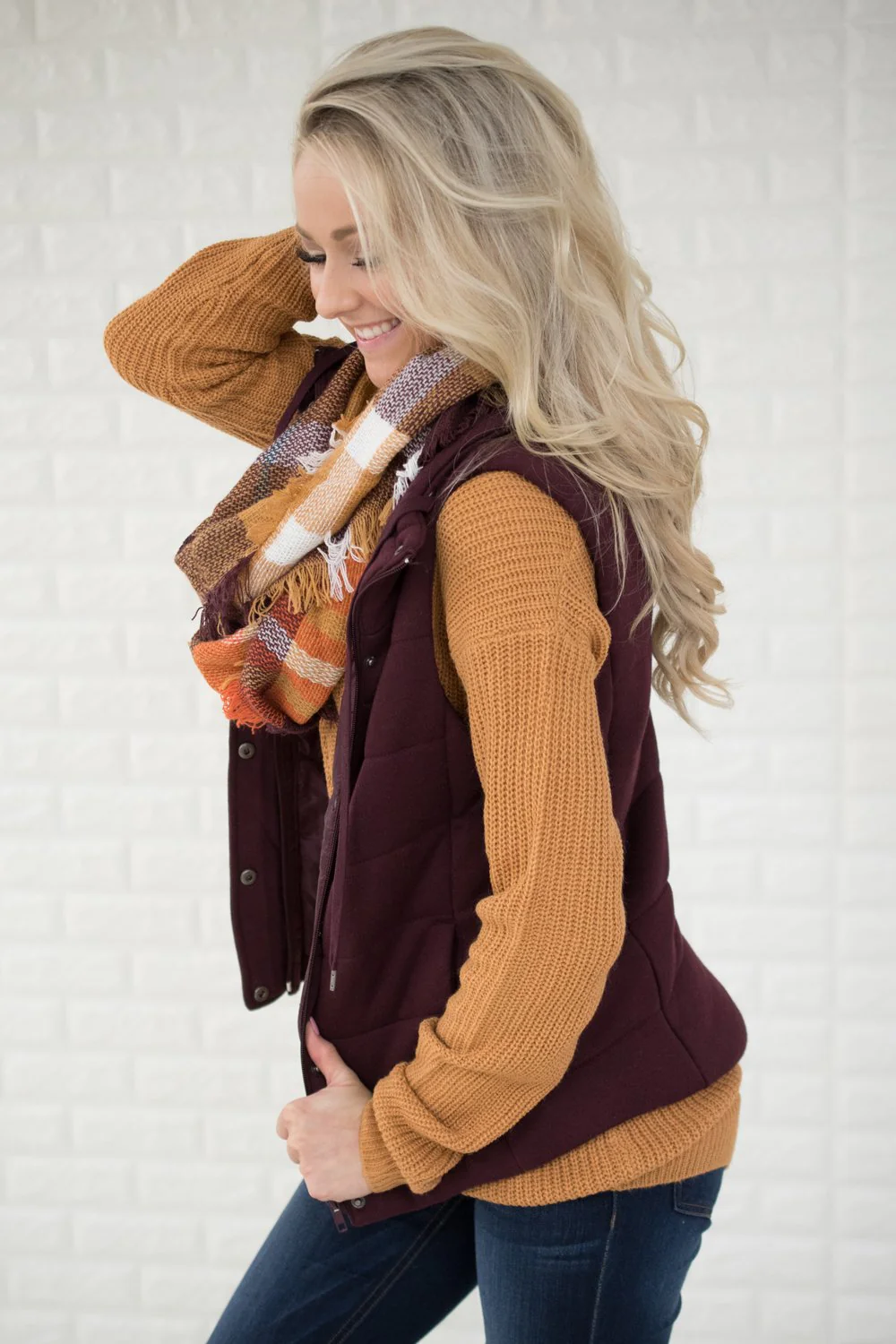 Eggplant Puffer Vest - Image 6