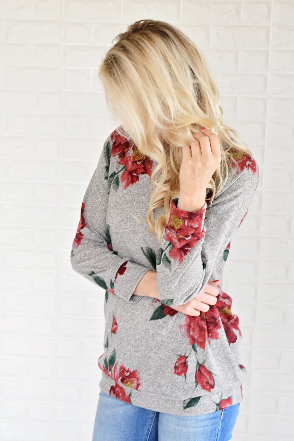 Endless Possibilities Long Sleeve Floral Top - Image 4