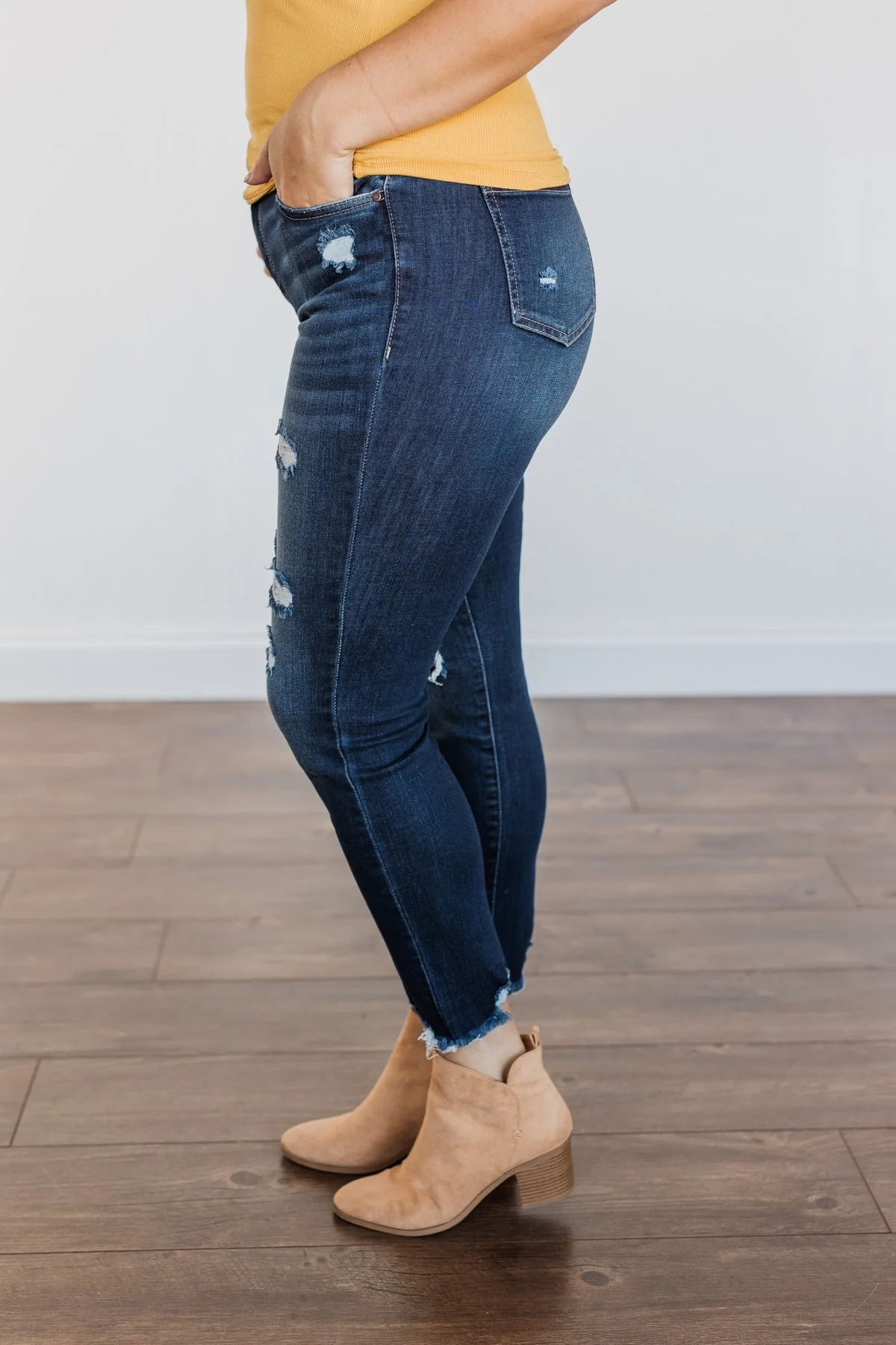 EnJean Ankle Crop Skinny Jeans- Giselle Wash - Image 7