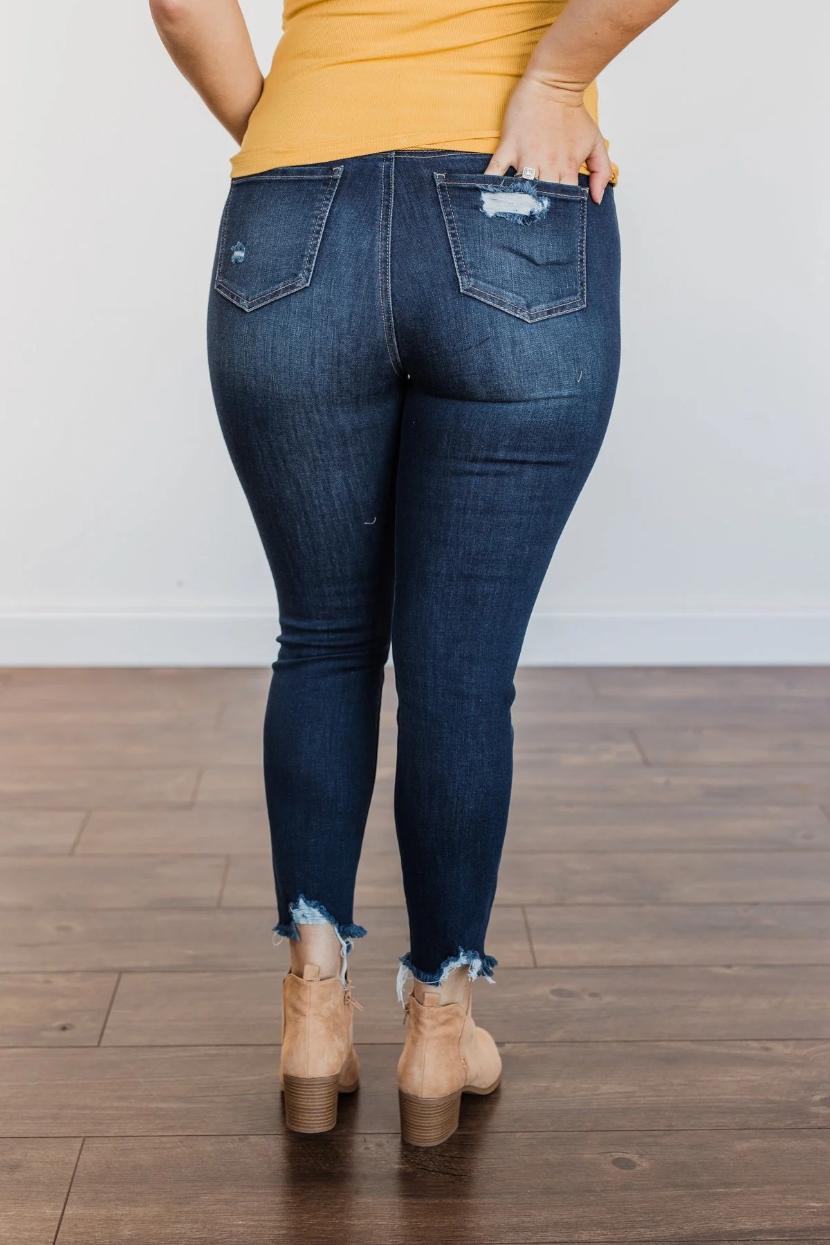 EnJean Ankle Crop Skinny Jeans- Giselle Wash - Image 8