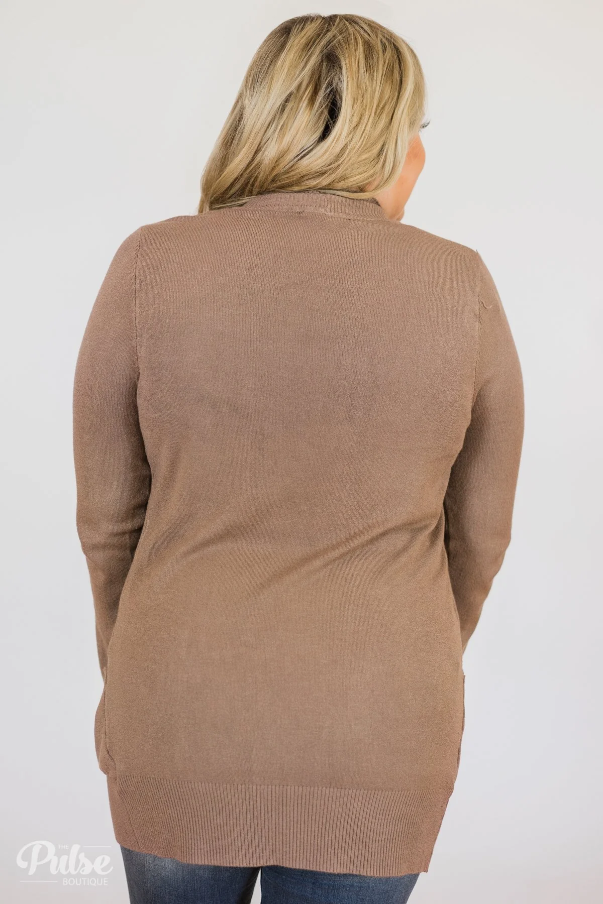 Essential Cardigan- Coffee - Image 9