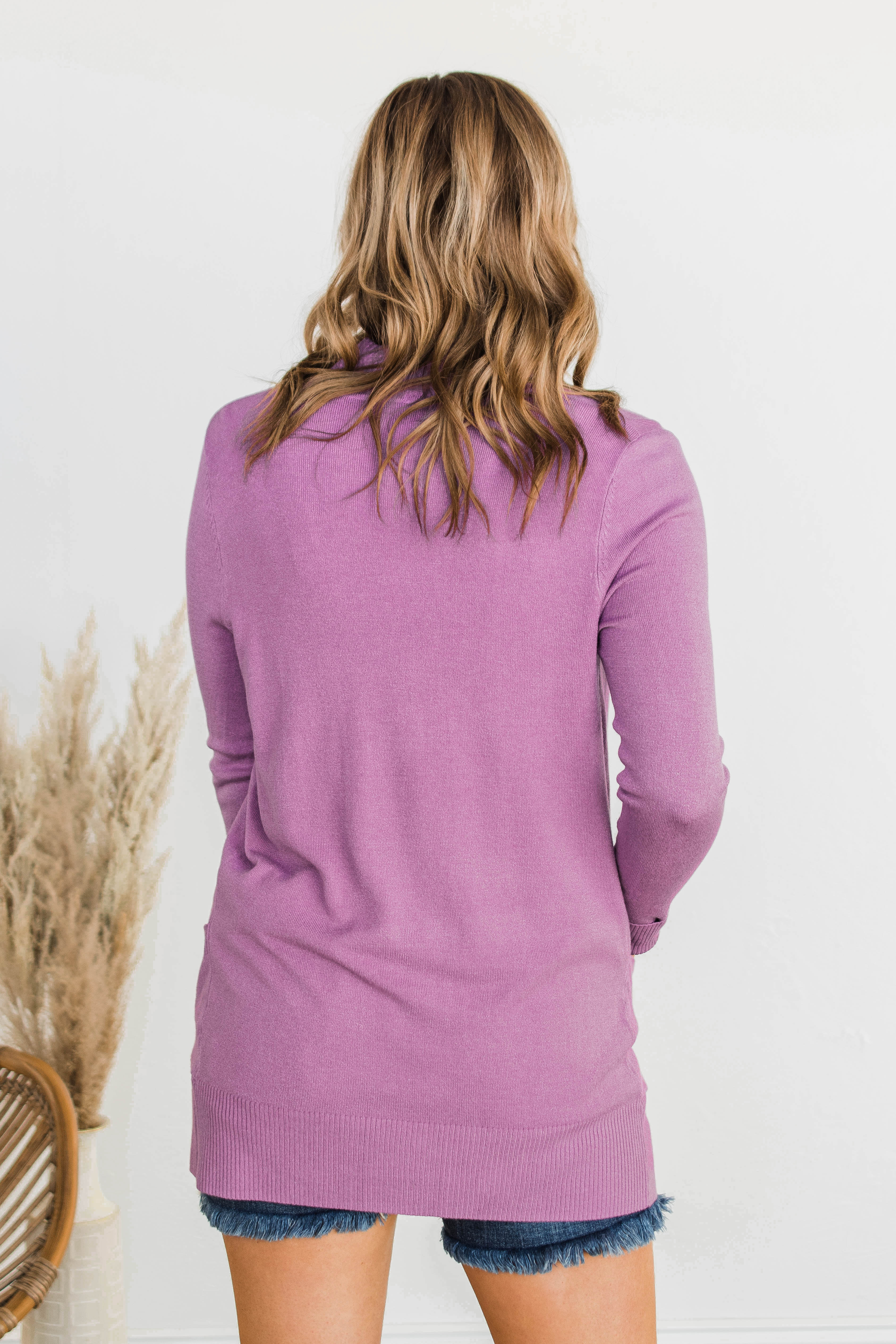 Essential Cardigan- Orchid - Image 9
