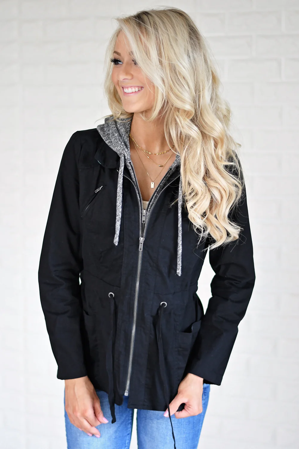 Essential Fall Jacket - Black - Image 4