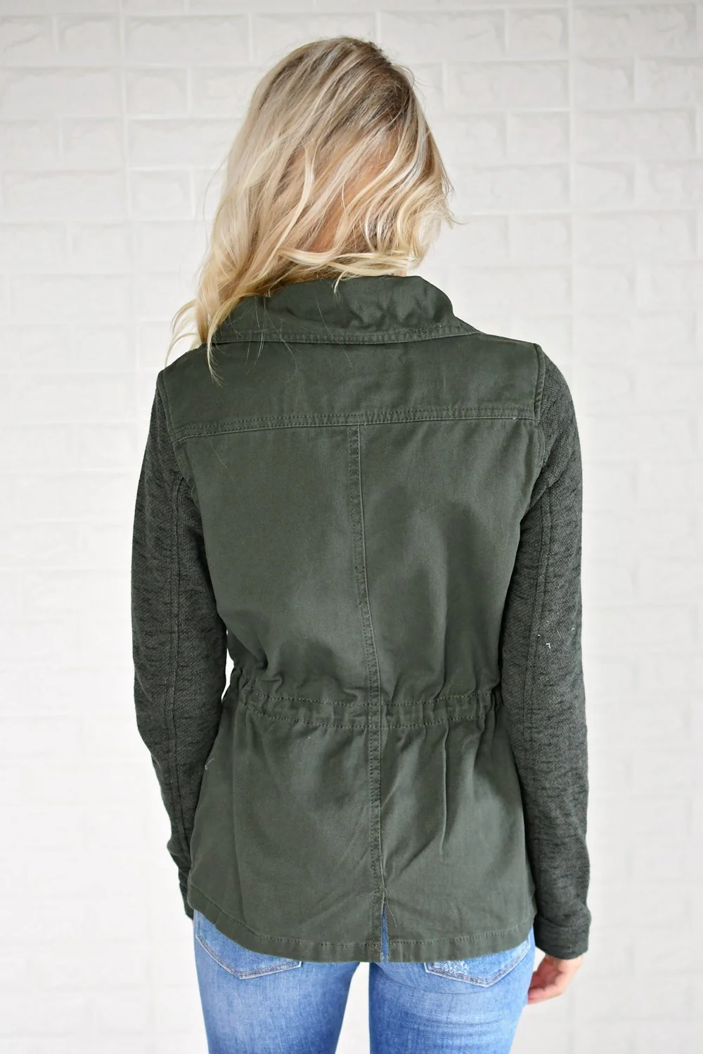 Essential Olive Utility Jacket - Image 6