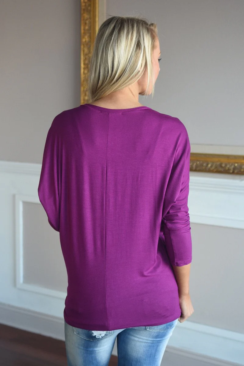 Essential Top - Magenta - Image 2
