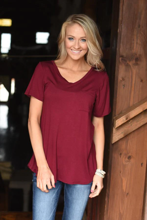 Essential Wine Top ~ Short Sleeve - Image 4