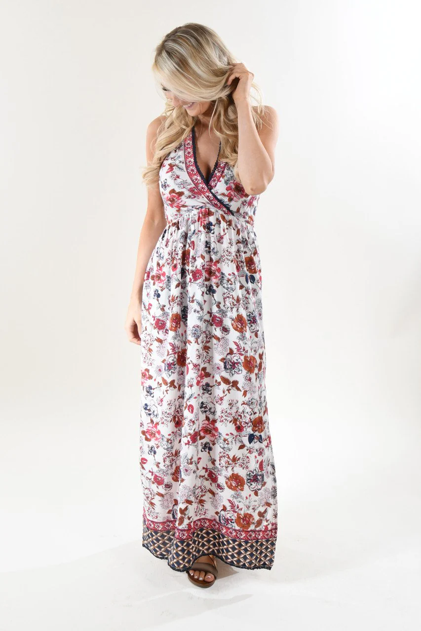 Ethnic Print Maxi Dress - Image 3