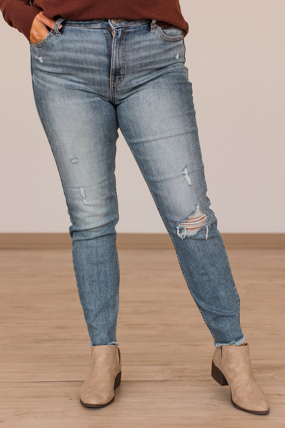 Eunina Skinny Jeans- Margot Wash - Image 2