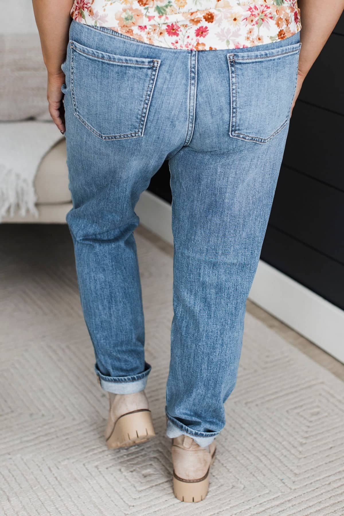 Eunina Straight Leg Jeans- Hendrix Wash - Image 8