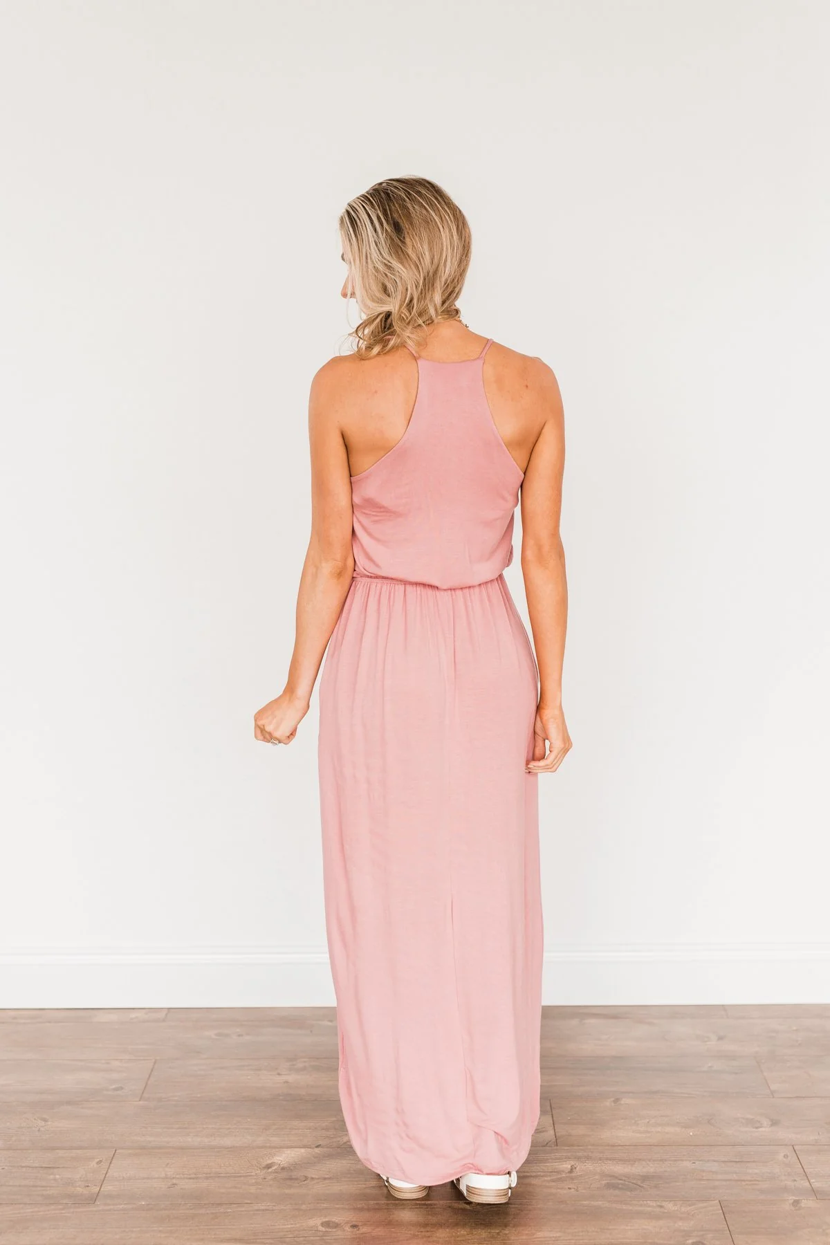 Everlasting Elegance Maxi Dress- Dusty Mauve Pink - Image 11