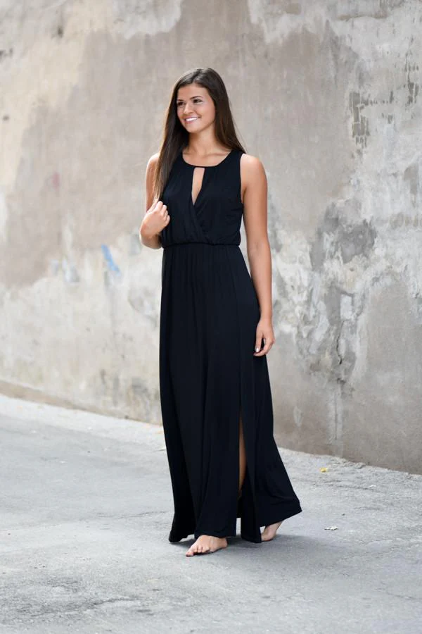 Everly Black Maxi Dress