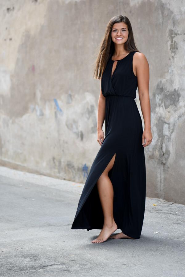 Everly Black Maxi Dress - Image 2