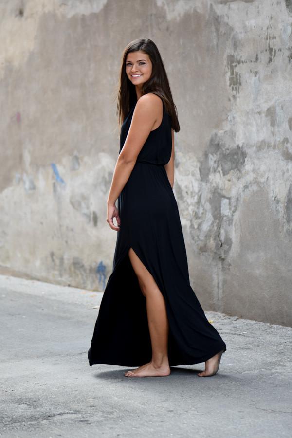 Everly Black Maxi Dress - Image 6