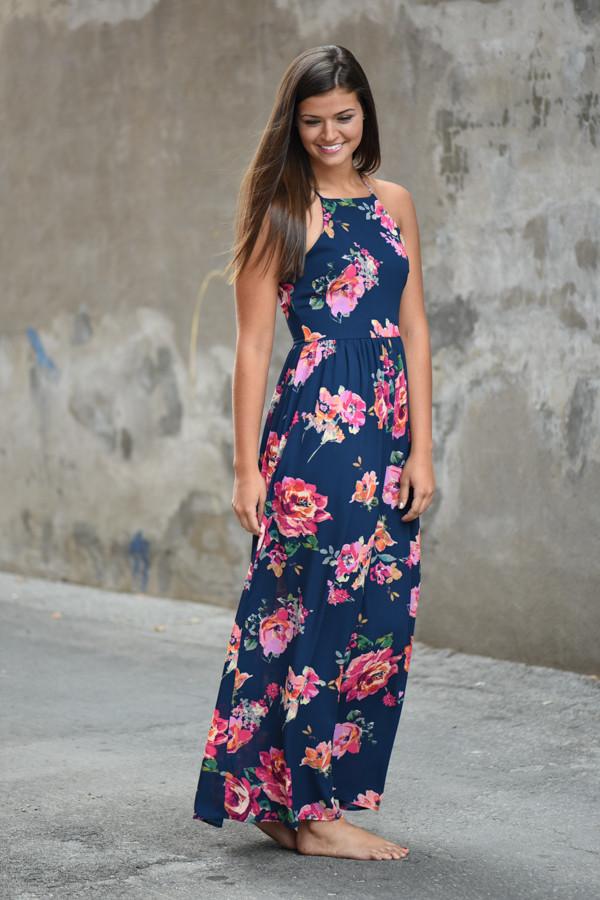 Everly Maxi ~ Feeling Magical Navy Maxi Dress - Image 4