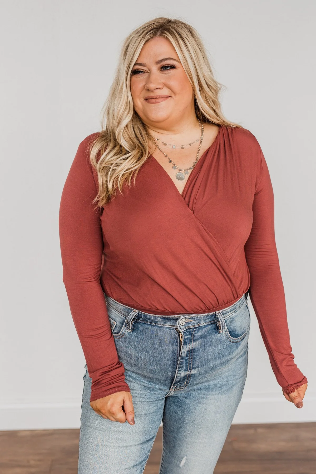 Everything Nice Bodysuit- Brick - Image 6