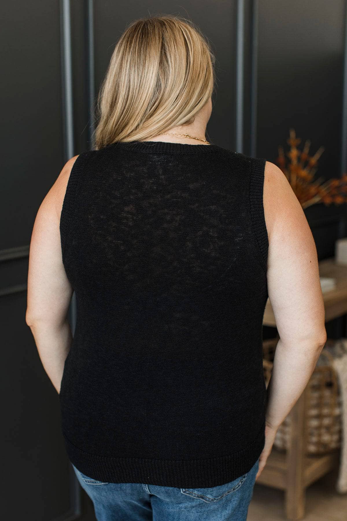 Extraordinary Devotion Knit Tank Top- Black - Image 8