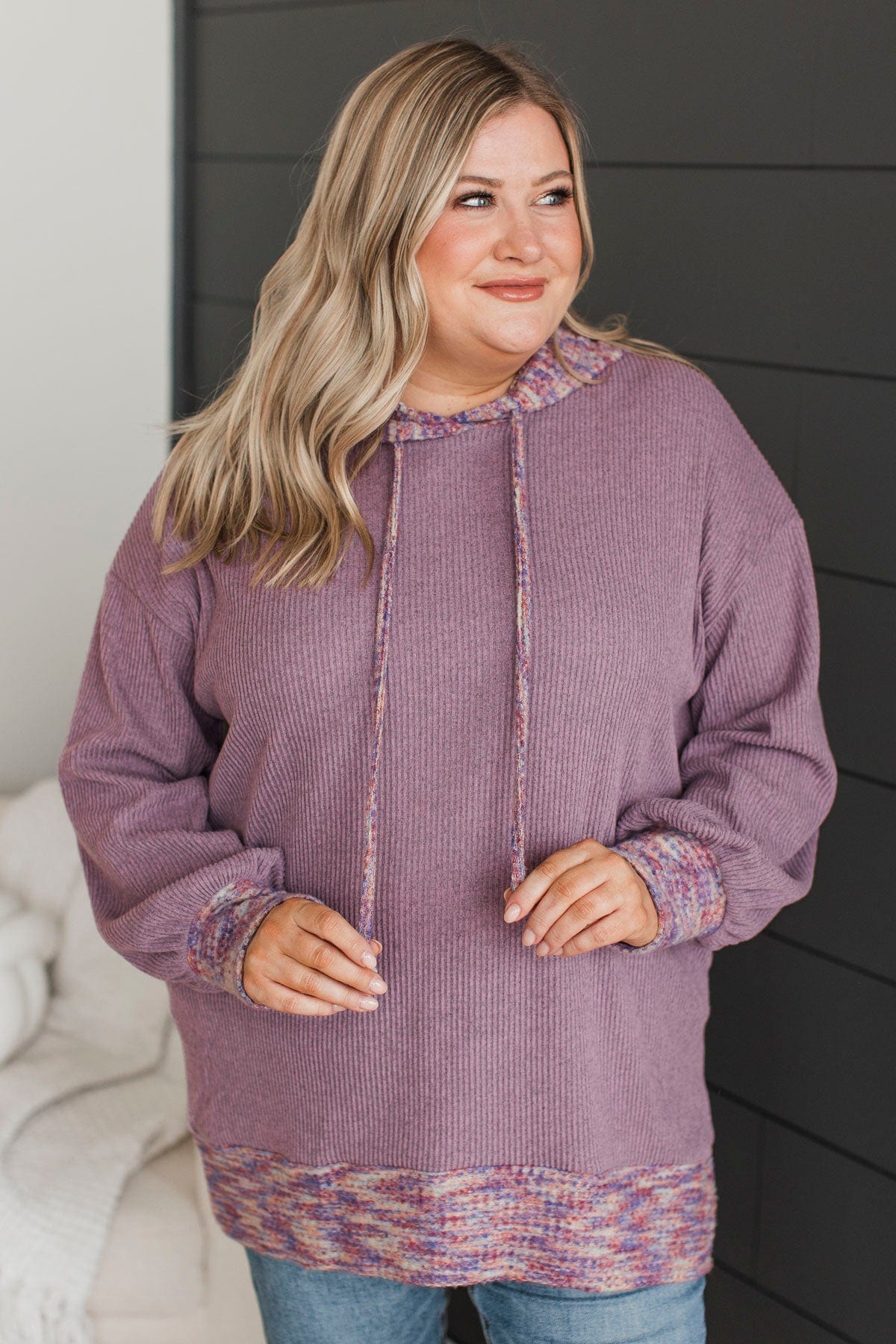Extraordinary Love Lightweight Hoodie- Dusty Lavender