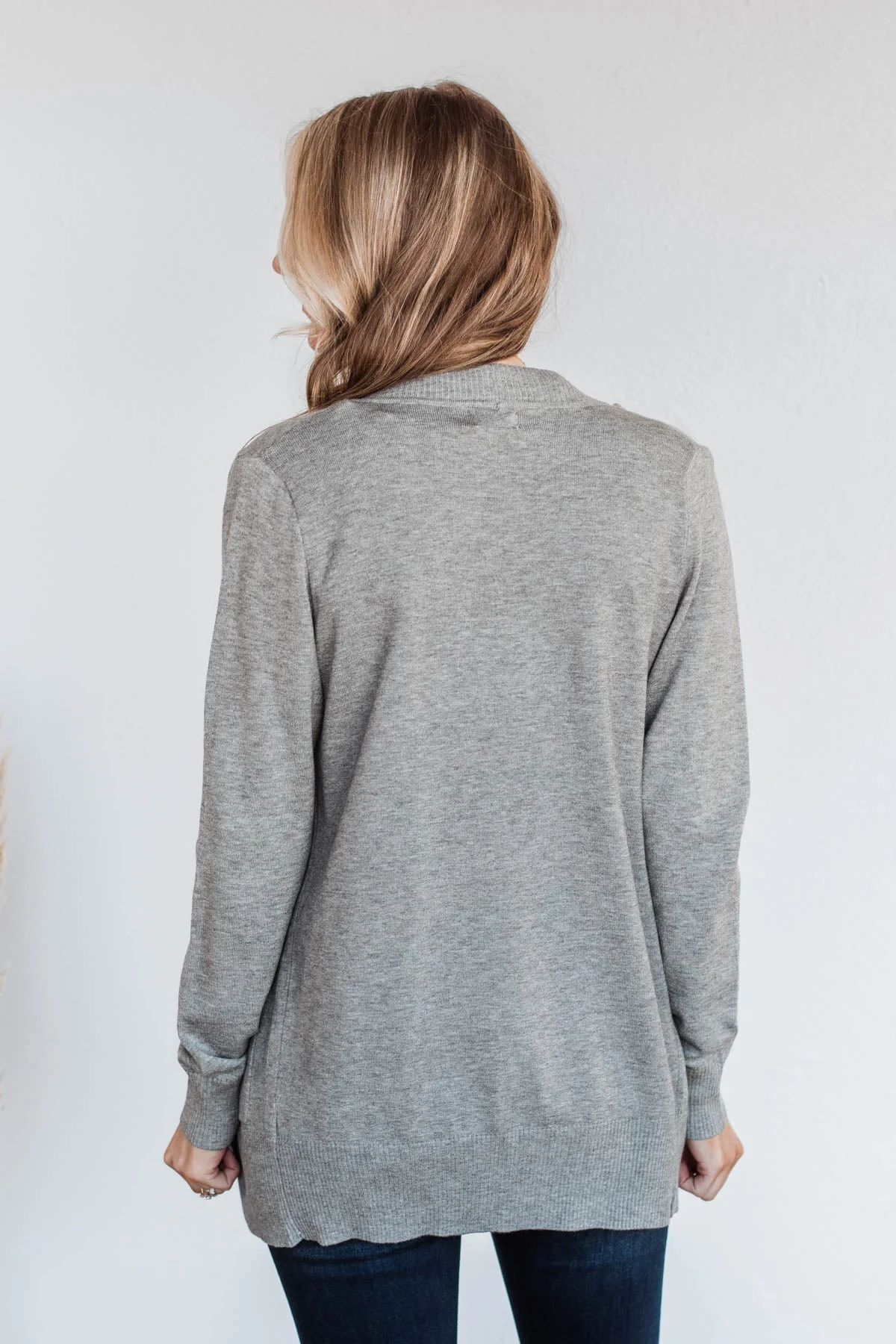 Fading Skylines Pocket Cardigan- Grey - Image 12