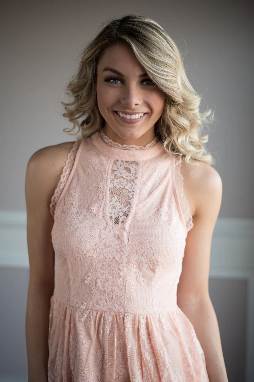 Fairy in Pink Lace Dress - Image 4