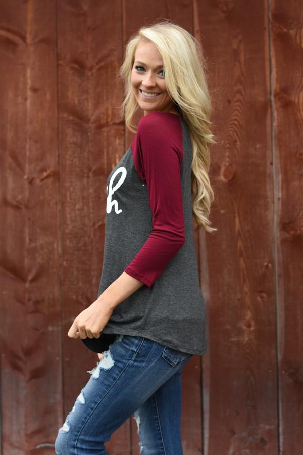 Faith 3/4 Sleeve Top - Image 5