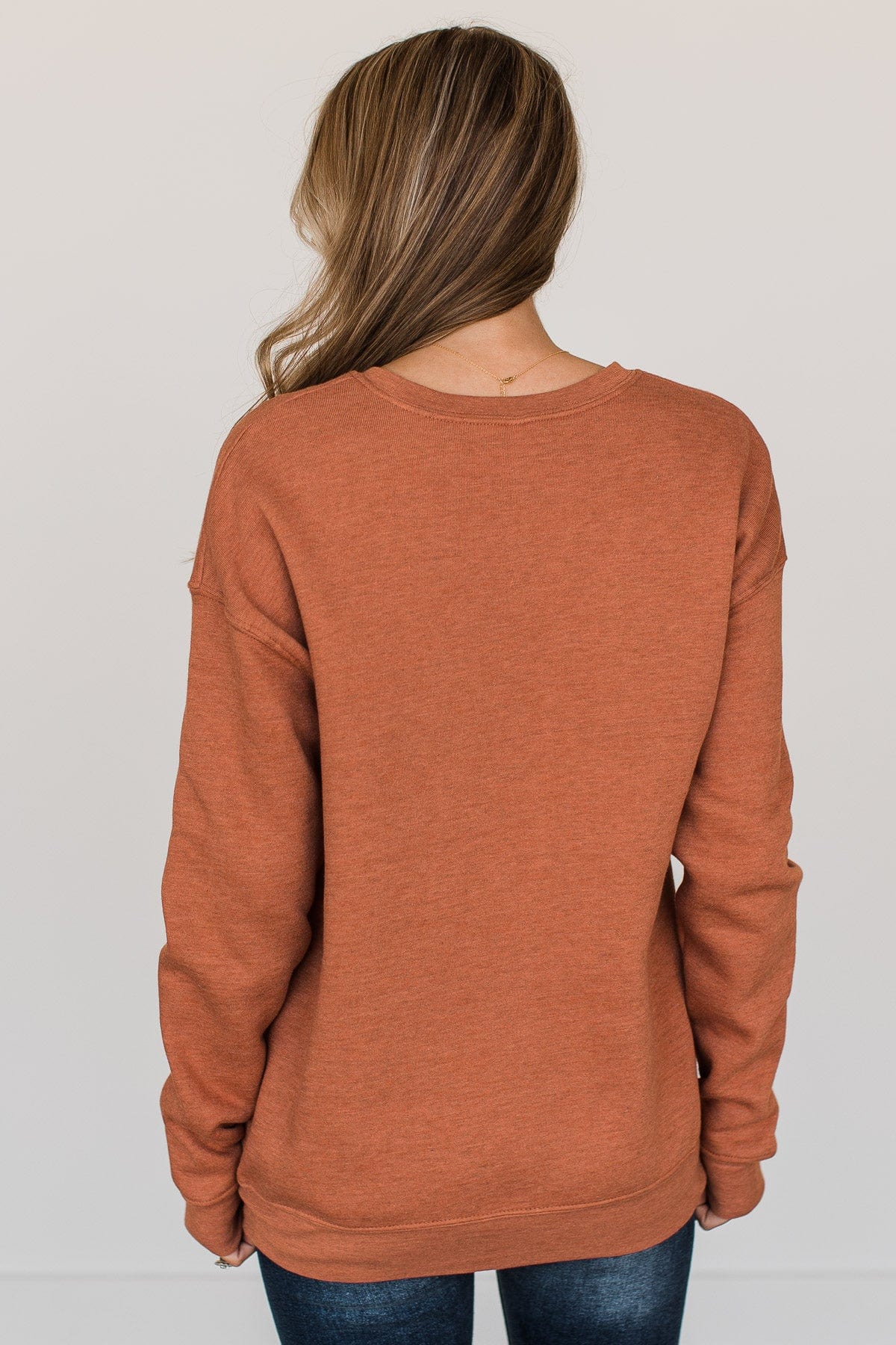 "Farm Fresh Pumpkins" Crew Neck- Pumpkin Orange - Image 8