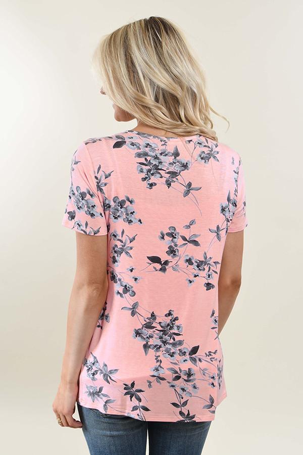 Feel the Rhythm Floral Top ~ Pink - Image 5