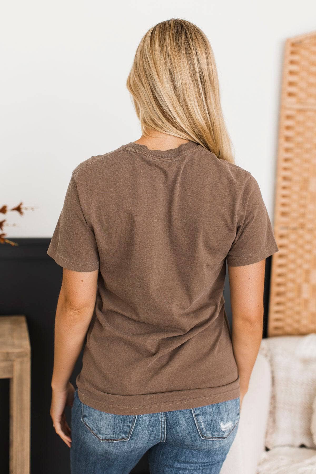 "Feelin' Witchy" Graphic Tee- Espresso - Image 7