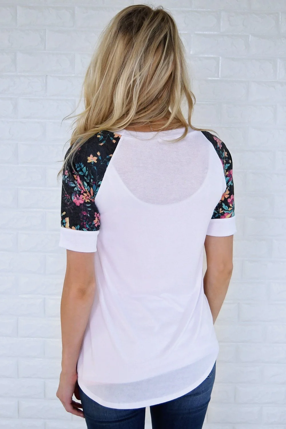 Feeling Pretty Floral Ivory Top - Image 6